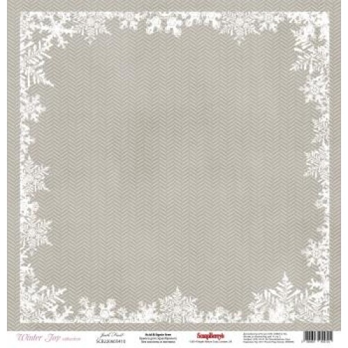 Дизайнерски блок 12" х 12"  Scrapberry Jack Frost